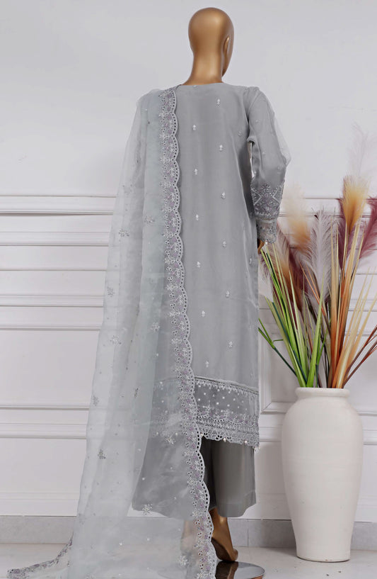 Mahpara by Sadabahar Embroidered Organza Stitched 3 2 Piece Suit - B-29 - SBD25MHPV15 - Festive Collection