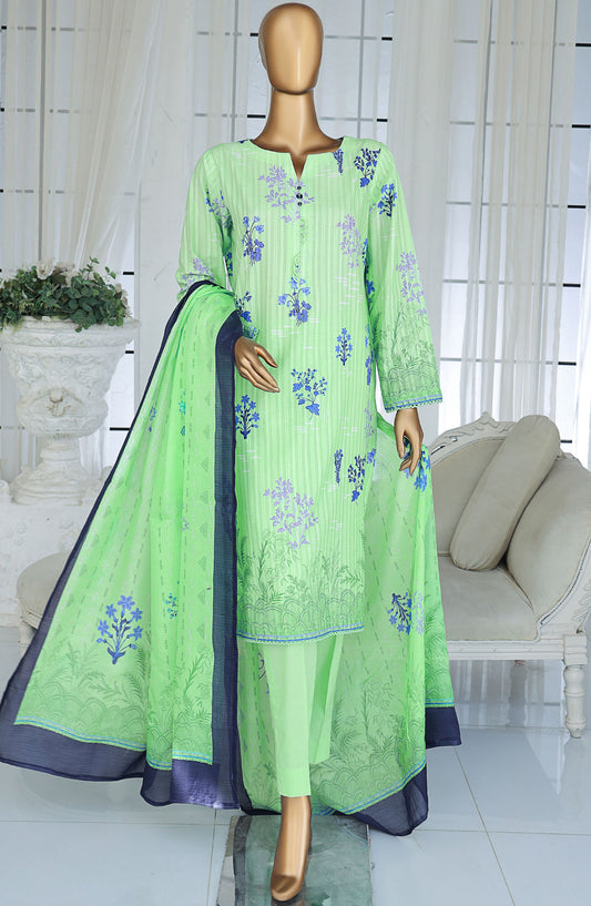 Ninokara by HZ Textile Printed Lawn Unstitched 3 Piece Suit - NP-1172 - HZ25NKP - Green - Summer Collection