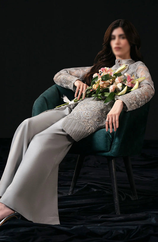 Charmeuse Haute Couture Luxury Pret Collection 2024 By Flossie - 02 MOONSTONE