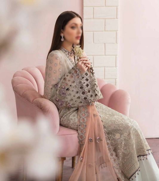 Flossie La Florencia Luxury Chiffon Collection 2022 02 IVORY WHITE
