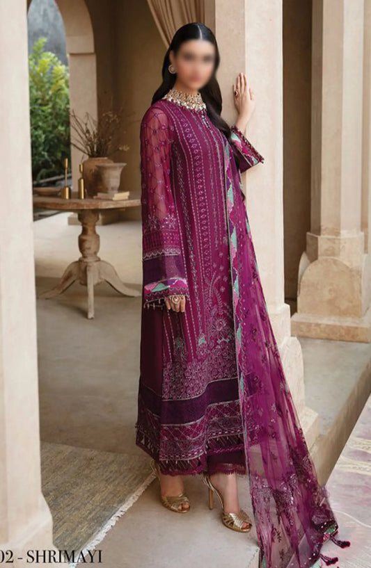 Xenia Formals Yesfir Unstiched Luxury Collection 2024 - 02 SHRIMAYI