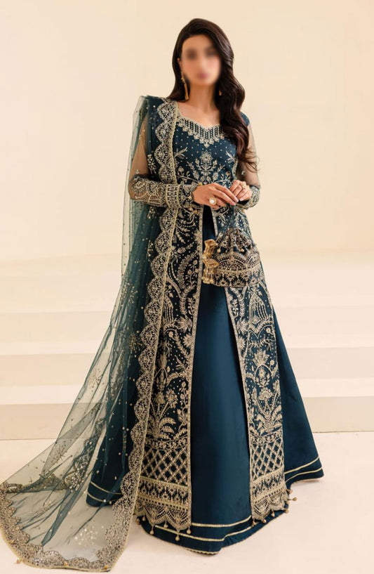 Farasha Lumiere Unstitched Festive Formals 2024 - 03 Petal Dream