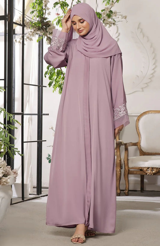 TGM25AB Women Casual Abaya Blossom Grace