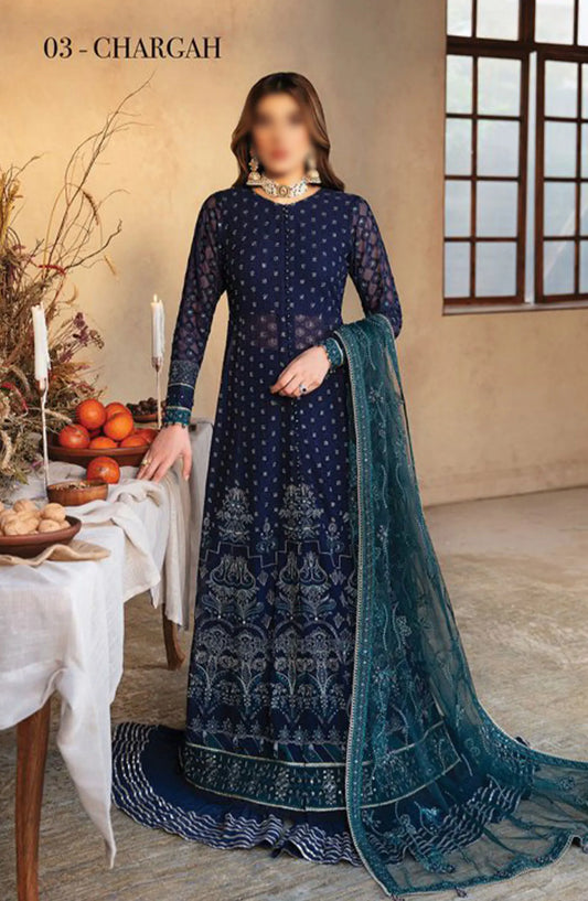 Xenia Formals Yesfir Unstiched Luxury Collection 2024 - 03 CHARGAH