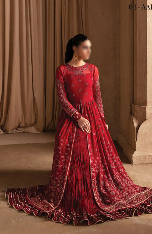 Xenia Formals Yesfir Unstiched Luxury Collection 2024 - 04 AARA