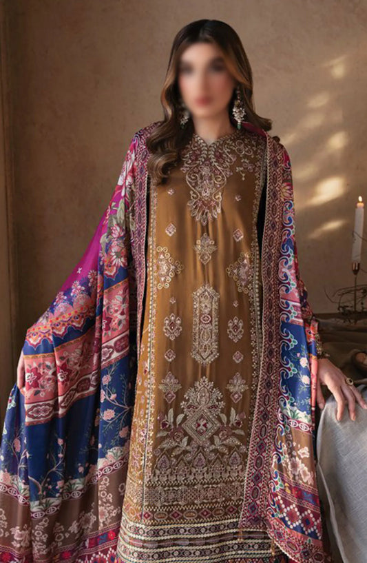 Xenia Formals Yesfir Unstiched Luxury Collection 2024 - 07 TUHI