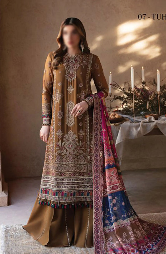 Xenia Formals Yesfir Unstiched Luxury Collection 2024 - 07 TUHI