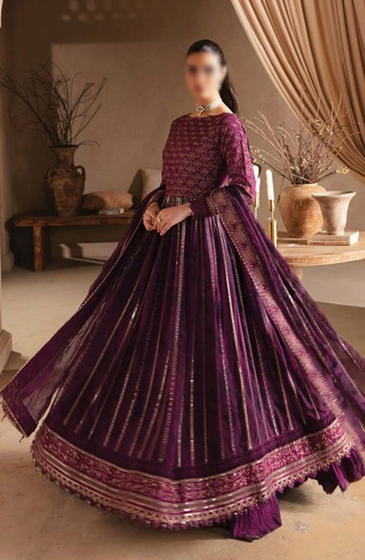 Xenia Formals Yesfir Unstiched Luxury Collection 2024 - 08 KHULAT