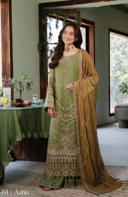 Naina Chiffon Collection By Imrozia - 1-191 Aabia