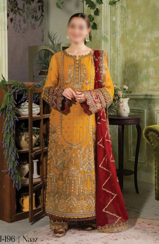 Naina Chiffon Collection By Imrozia - 1-196 Naaz