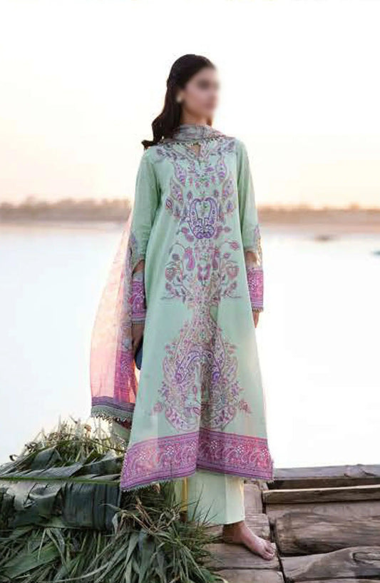 Maria B M Basics Unstitched Lawn Edition 2024 - Design 10 A