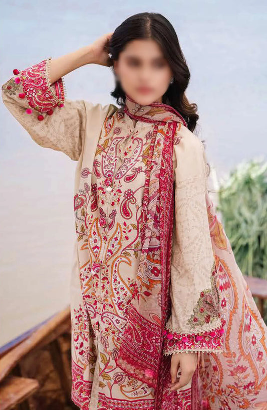 Maria B M Basics Unstitched Lawn Edition 2024 - Design 10 B