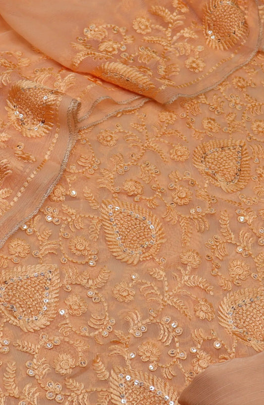 Elysia Unstitched Exclusive Embroidered Crinkle Chiffon Collection 2024 - 106311 G