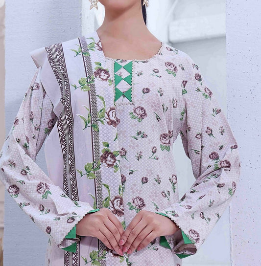 Wrinkle Free Print Collection Vol 14 By Amna Khadija 1079 C