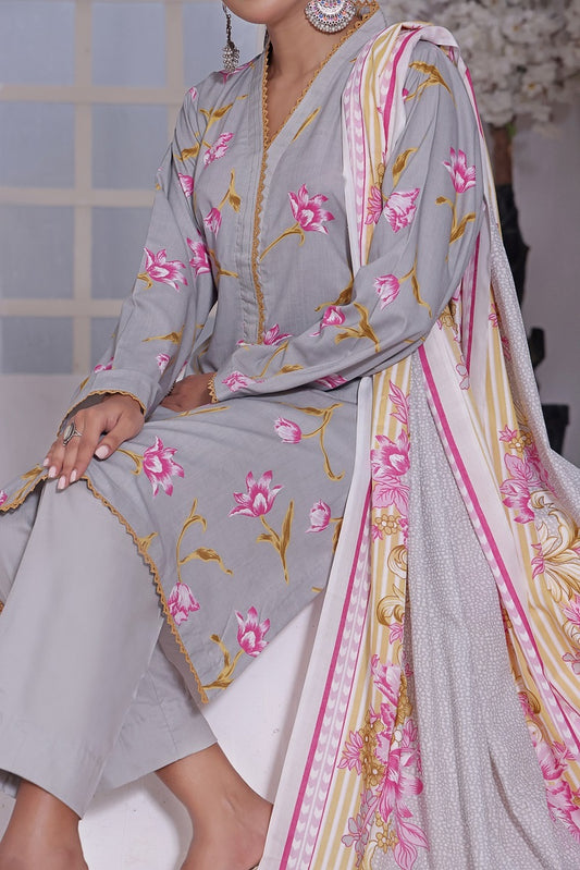 1090 B Amna Khadija Wrinkle Free Print Collection Vol 16