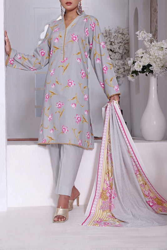 1090 B Amna Khadija Wrinkle Free Print Collection Vol 16