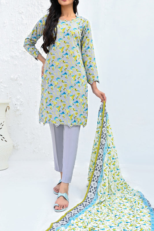 Amna Khadija Wrinkle Free Print Collection Vol 18 - AKW - 1099 d