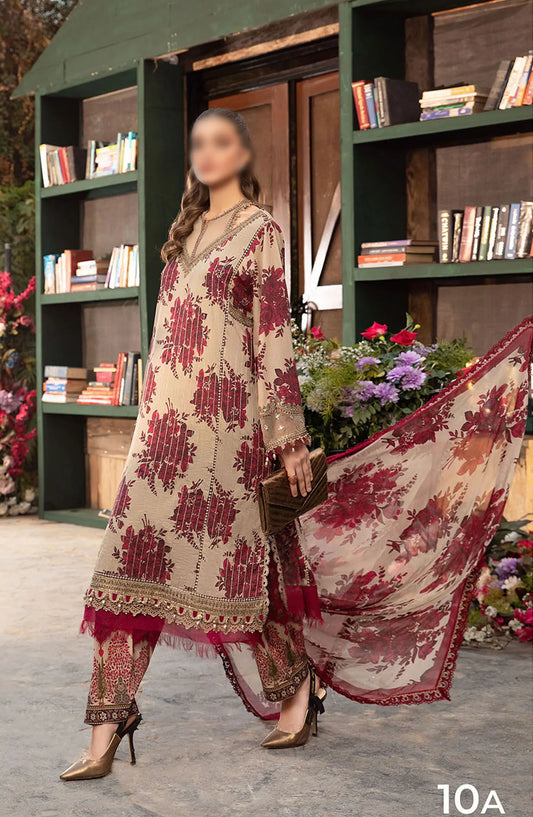 Maria B Unstitched M.Prints Spring Summer Edit 2024 - D 10 A
