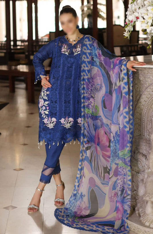 Noor By Saadia Asad Luxury Chikankari Lawn Collection 2024 - D 10 B