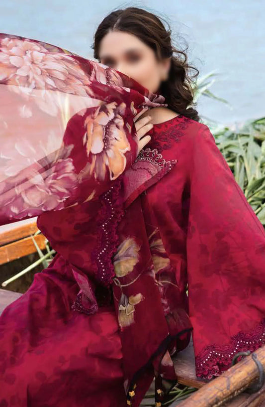 Maria B M Basics Unstitched Lawn Edition 2024 - Design 11 A