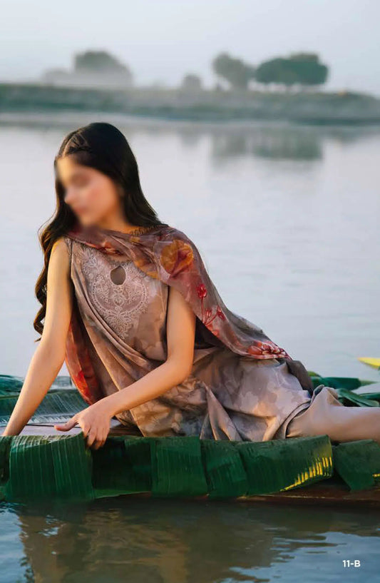 Maria B M Basics Unstitched Lawn Edition 2024 - Design 11 B