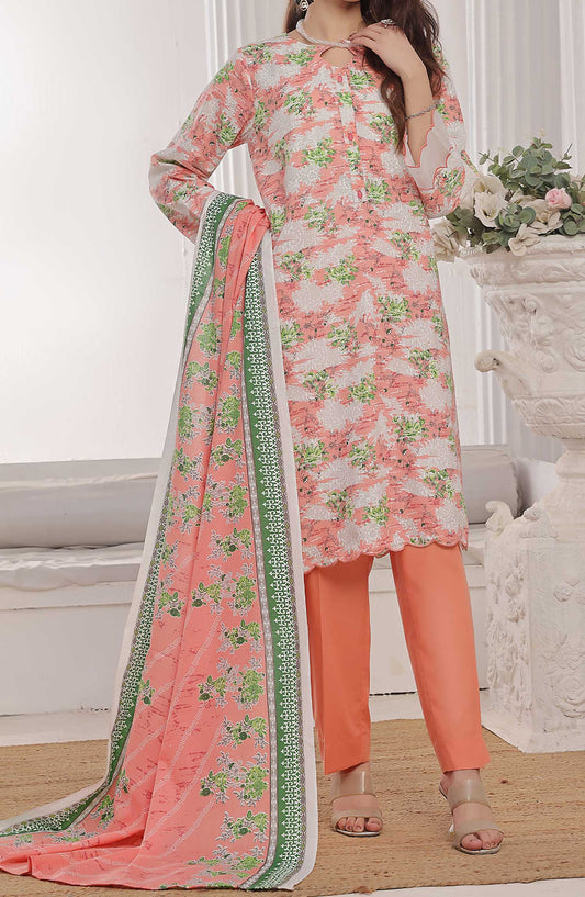 Amna Khadija Printed Wrinkle Free Unstitched 3 Piece - 1149 A - AK25WFV20 - Orange - Casual Collection