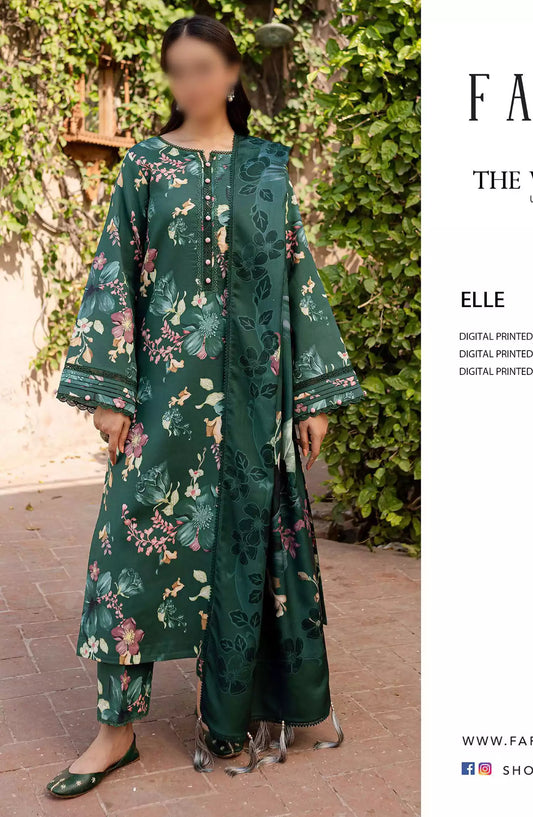 Farasha The Winter Whispers Unstitched Khaddar 2024 - 11 ELLE