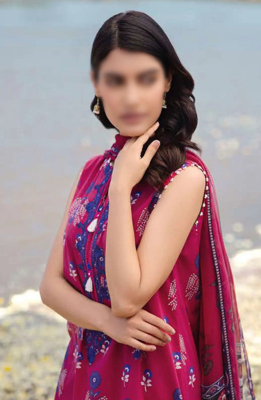 Maria B M Basics Unstitched Lawn Edition 2024 - Design 12 B