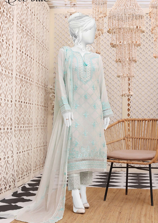 128 B ICE BLUE HZ Formals Chiffon Embroidered R8 A LILACW Vol 01