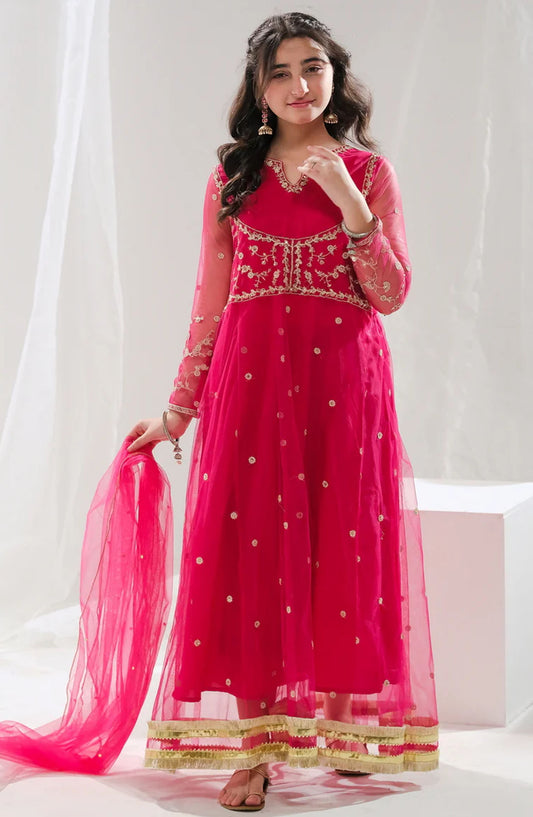 Suhana - 2pcs Embroidered Peshwas