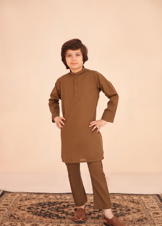 Russet Brown Kurta Trouser KT 29