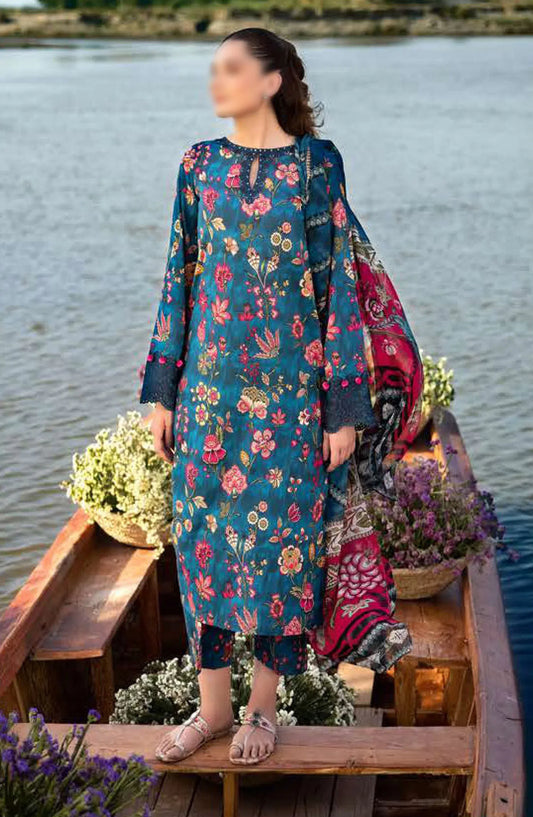 Maria B M Basics Unstitched Lawn Edition 2024 - Design 02 A