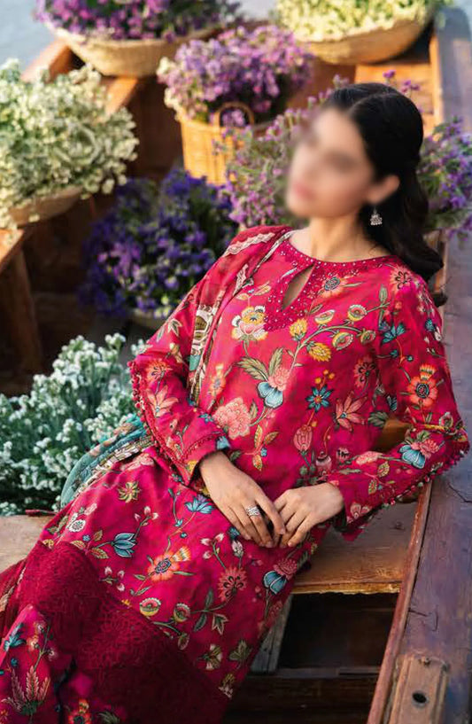 Maria B M Basics Unstitched Lawn Edition 2024 - Design 02 B