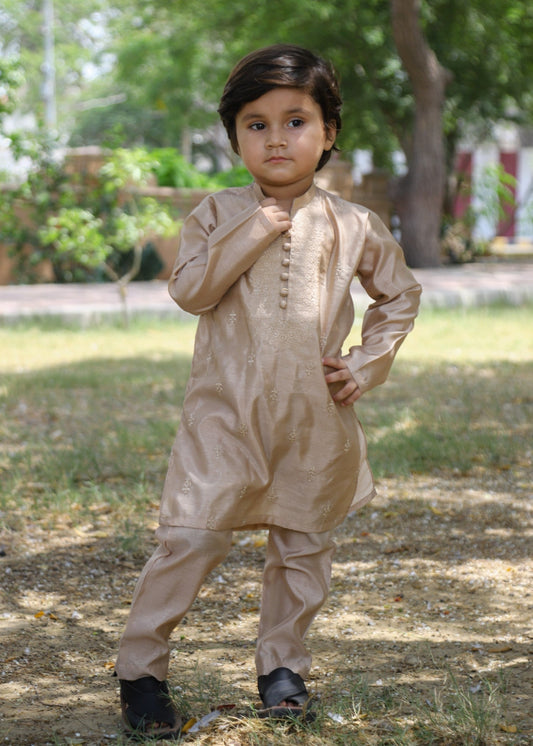 Khaki Brown Kurta Set KT 166