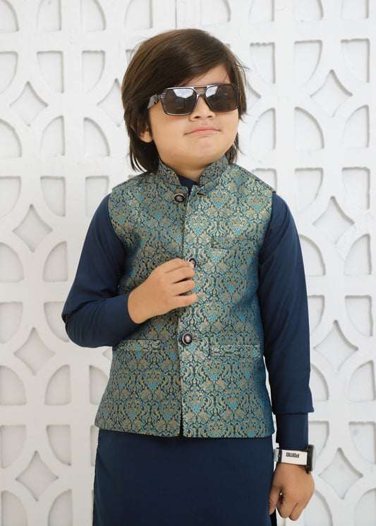 Moonlight Blue Only Waistcoat-EW 87