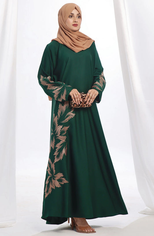 TGM25AB Women Casual Abaya Lubna