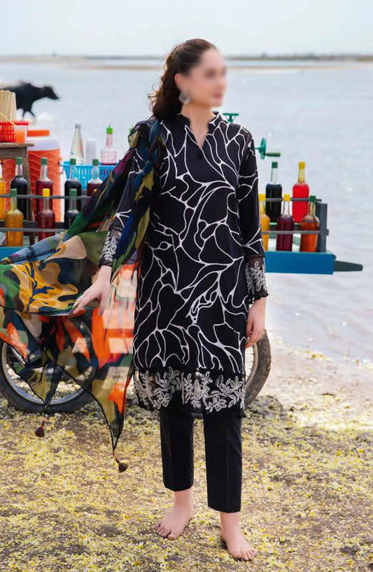 Maria B M Basics Unstitched Lawn Edition 2024 - Design 04 B