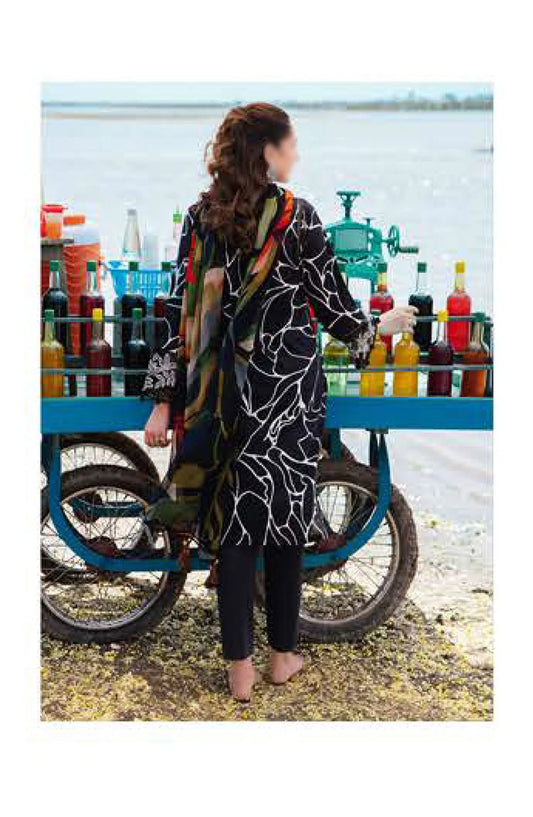 Maria B M Basics Unstitched Lawn Edition 2024 - Design 04 B