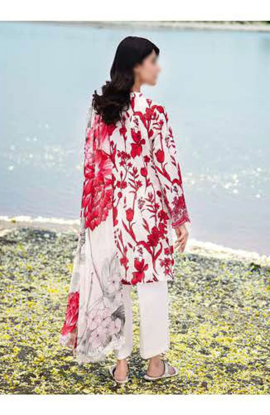 Maria B M Basics Unstitched Lawn Edition 2024 - Design 05 A