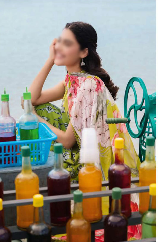 Maria B M Basics Unstitched Lawn Edition 2024 - Design 05 B