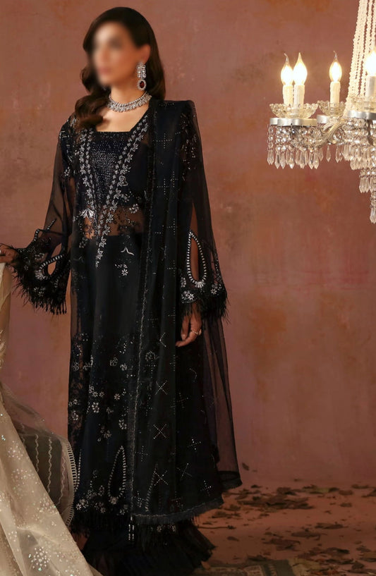 Tara Festive Unstitched By Sardinia - 502 Ebony