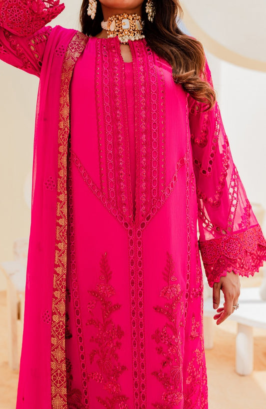 Mashq Sejal Luxury Chiffon Collection 2023 - 503 BEETROOT PURPLE