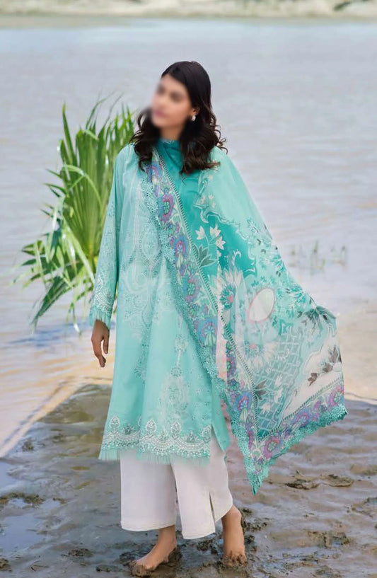 Maria B M Basics Unstitched Lawn Edition 2024 - Design 08 A