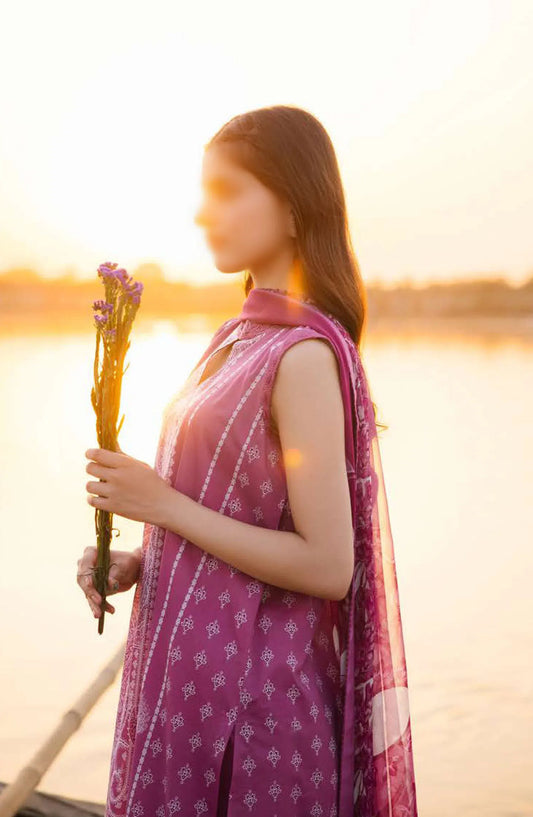 Maria B M Basics Unstitched Lawn Edition 2024 - Design 08 B