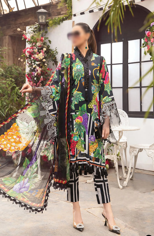Maria B Unstitched M.Prints Spring Summer Edit 2024 - D 08 B