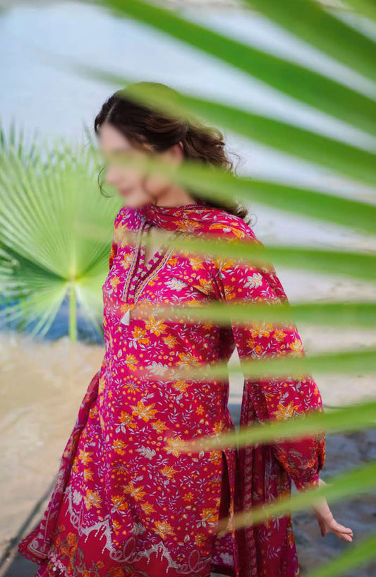 Maria B M Basics Unstitched Lawn Edition 2024 - Design 09 A