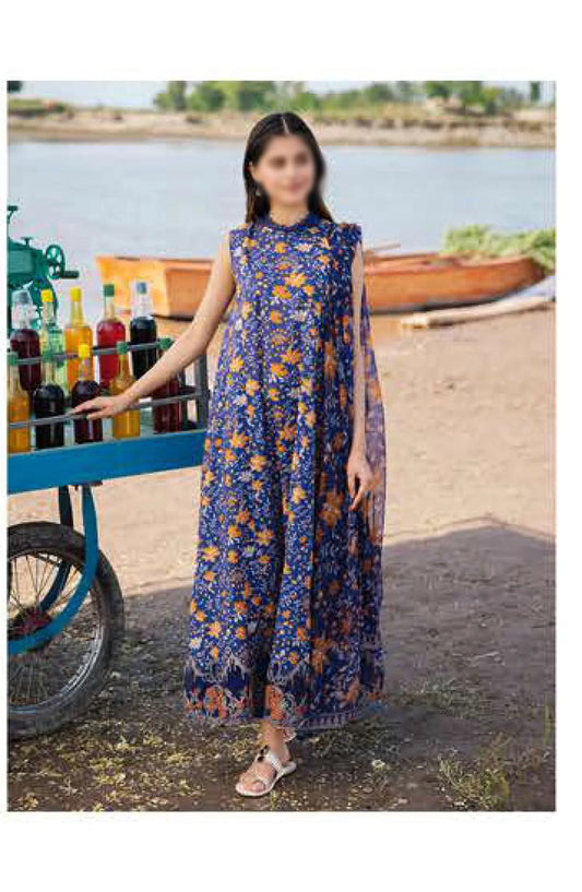 Maria B M Basics Unstitched Lawn Edition 2024 - Design 09 B