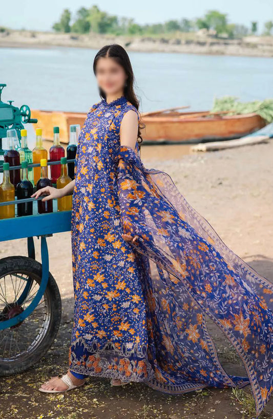 Maria B M Basics Unstitched Lawn Edition 2024 - Design 09 B