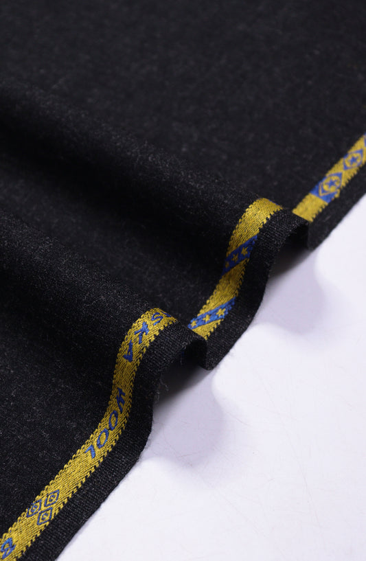 Alaska Wool by Bin Yameen Unstitched Wash N Wear Mens Premium Collection BY25WOL BLACK S-01