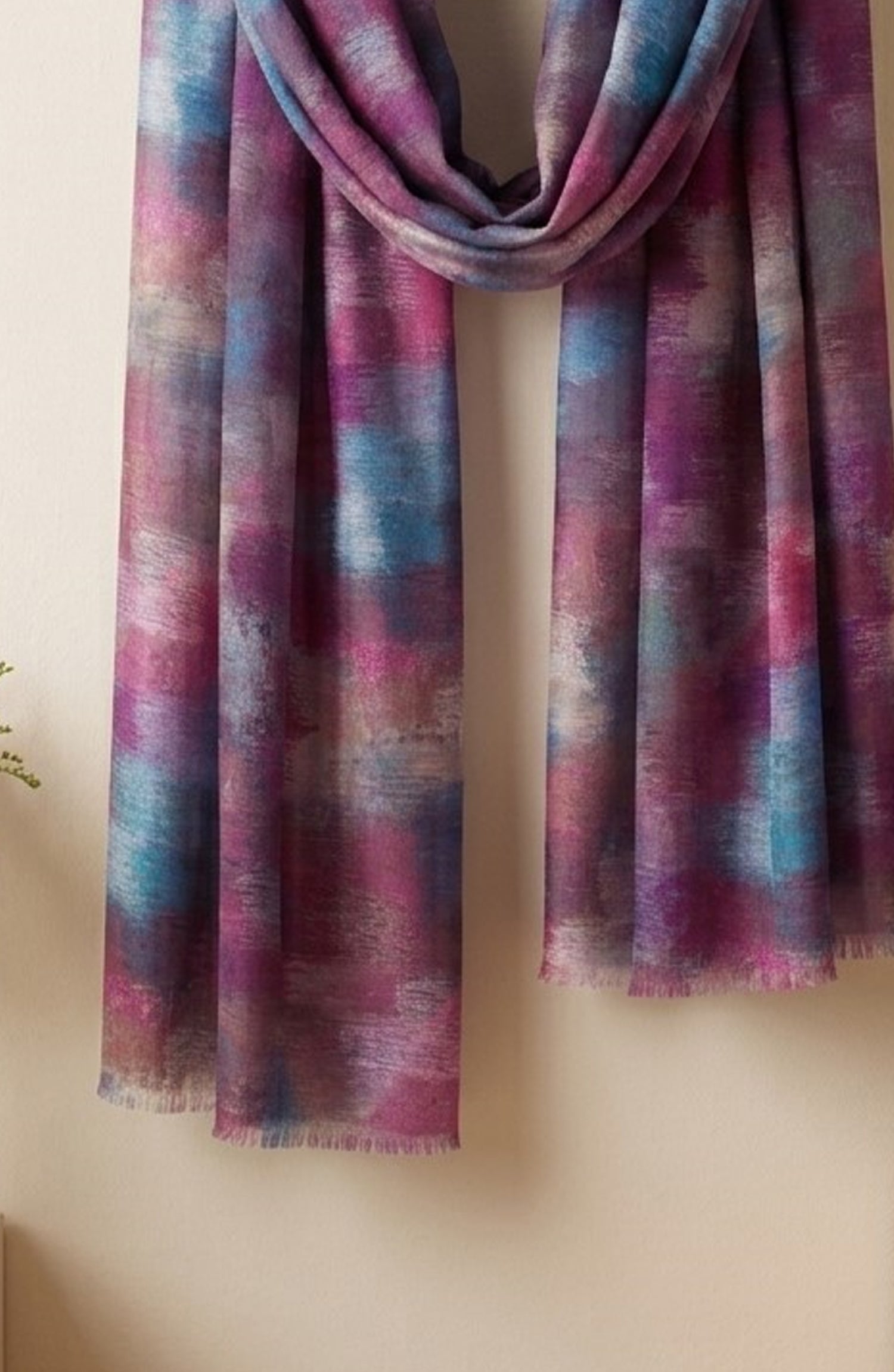 Amna Khadija Printed Twill Pure Lawn Stole - ALS-06 - AM26LST - Multi - Winter Collection